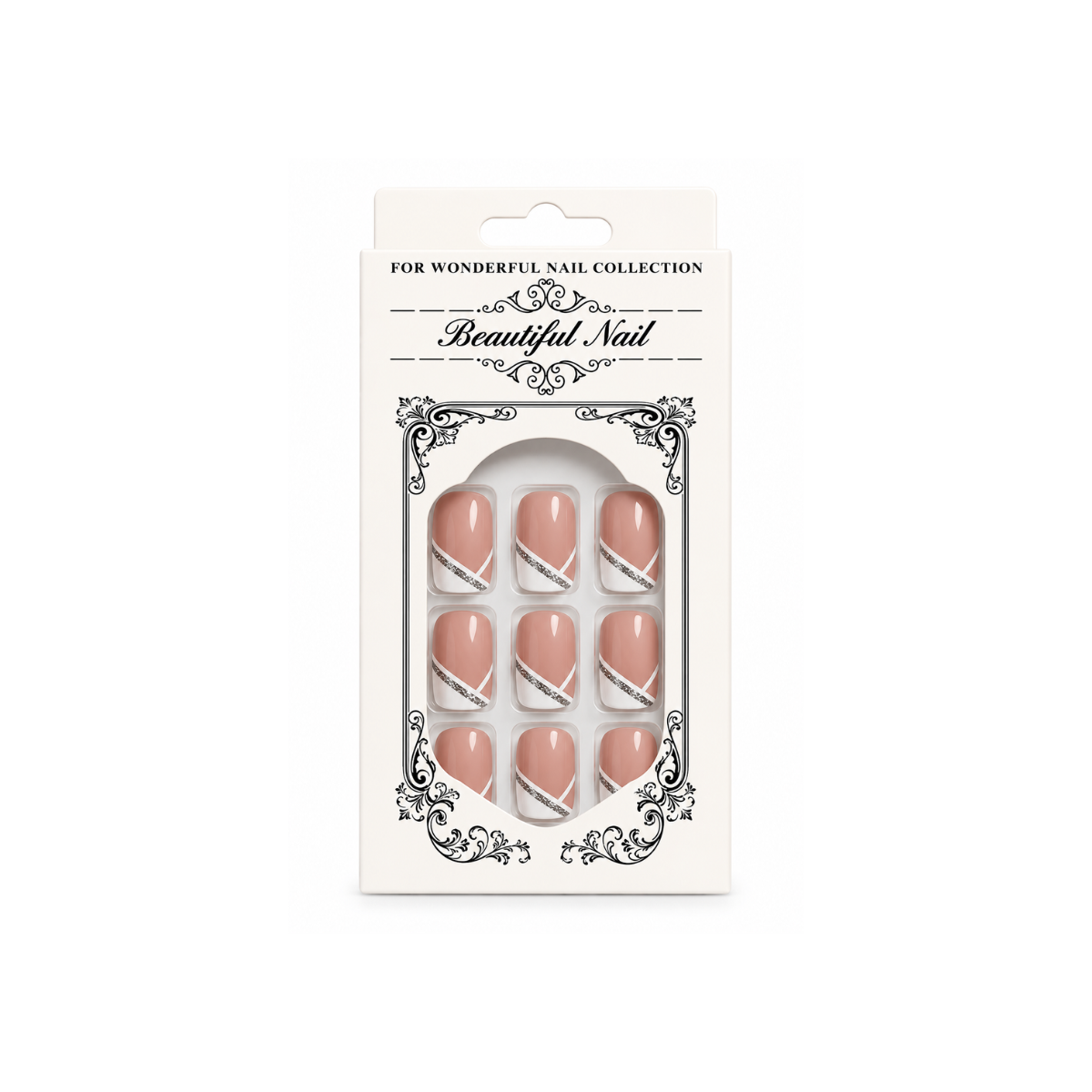 Uñas Press On Francés