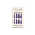 Uñas Press On Coffin Glitter