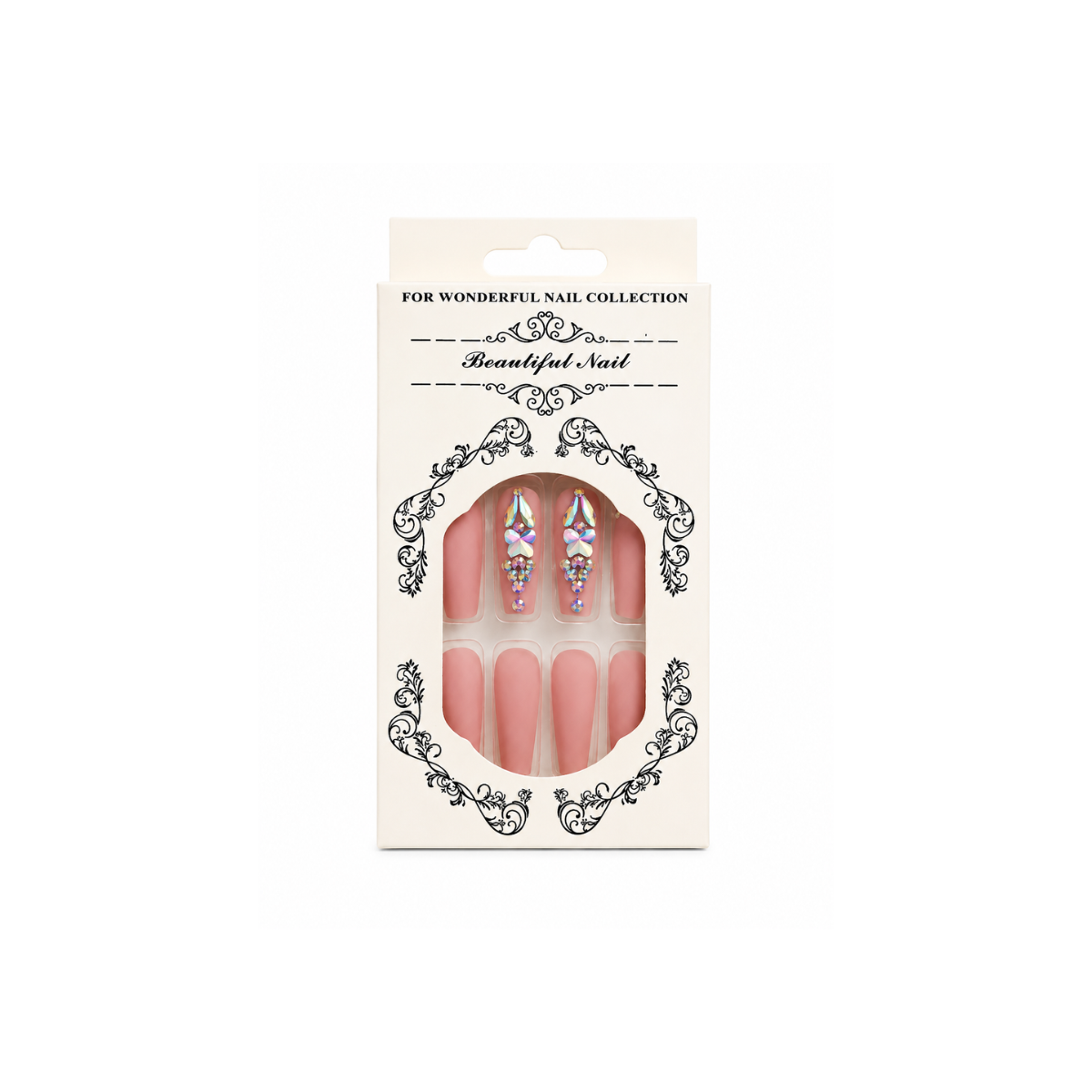 Colección Press On/Deluxe con pedrería