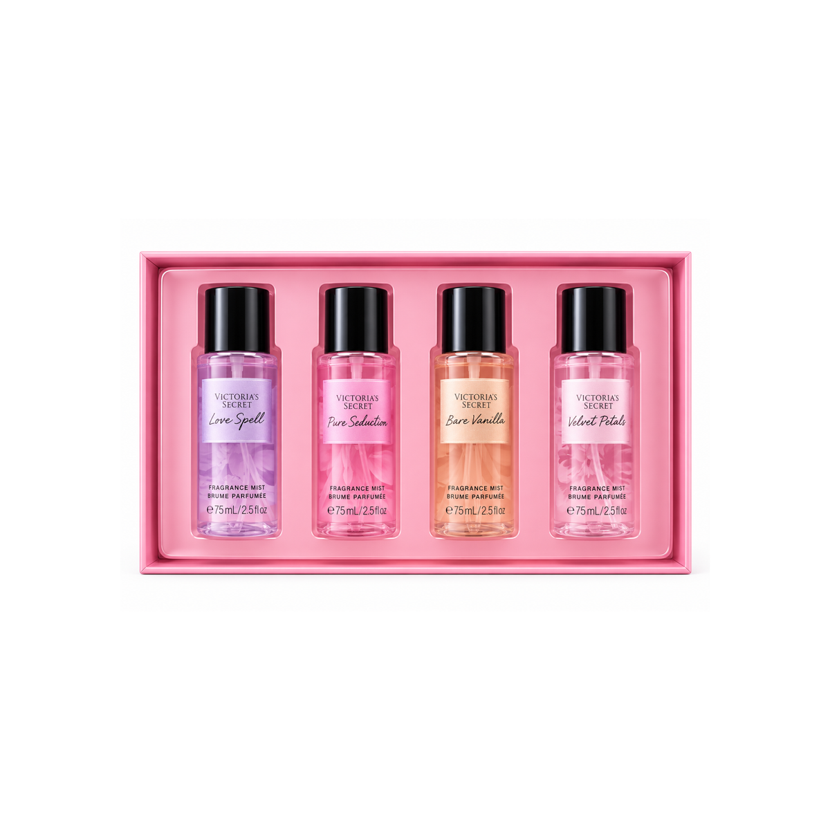 Set de Regalo de 4 mini mist VS