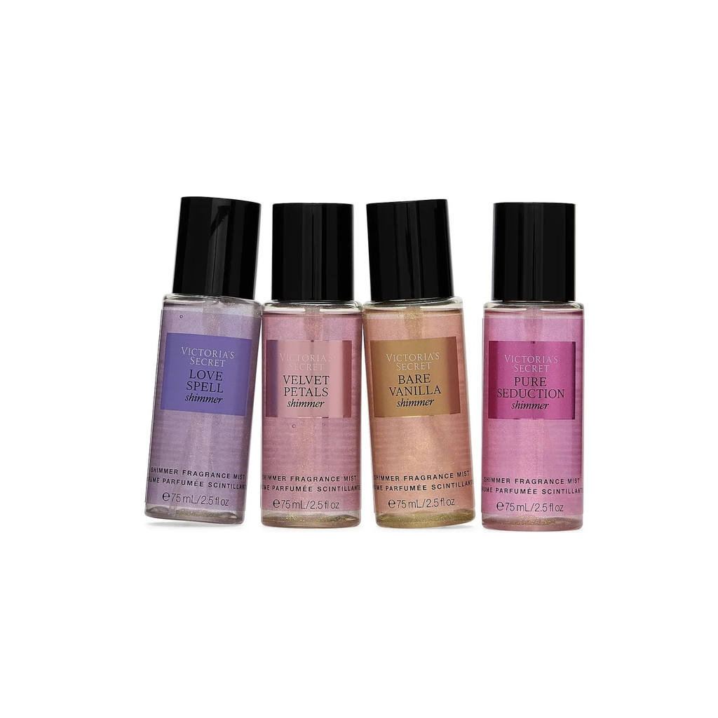 Set de Regalo de 4 mini mist Shimmer