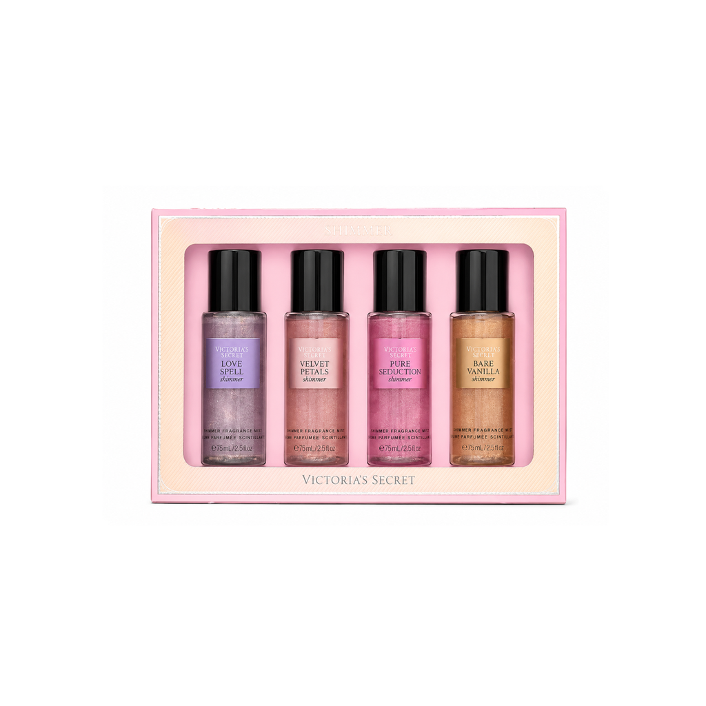 Set de Regalo de 4 mini mist Shimmer