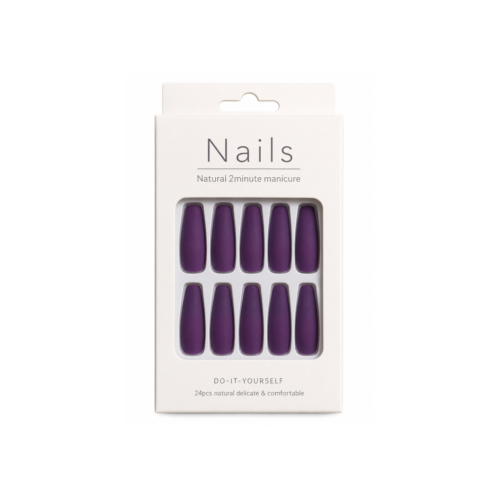 Uñas Press On Coffin