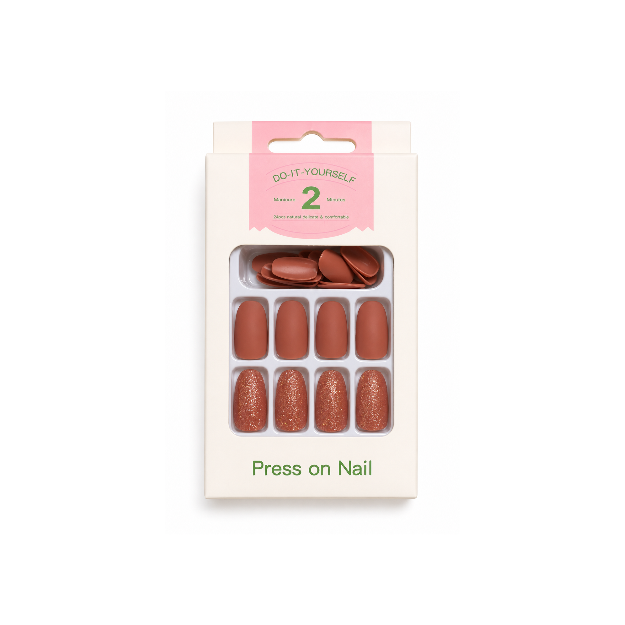 Uñas Press On  Almendra