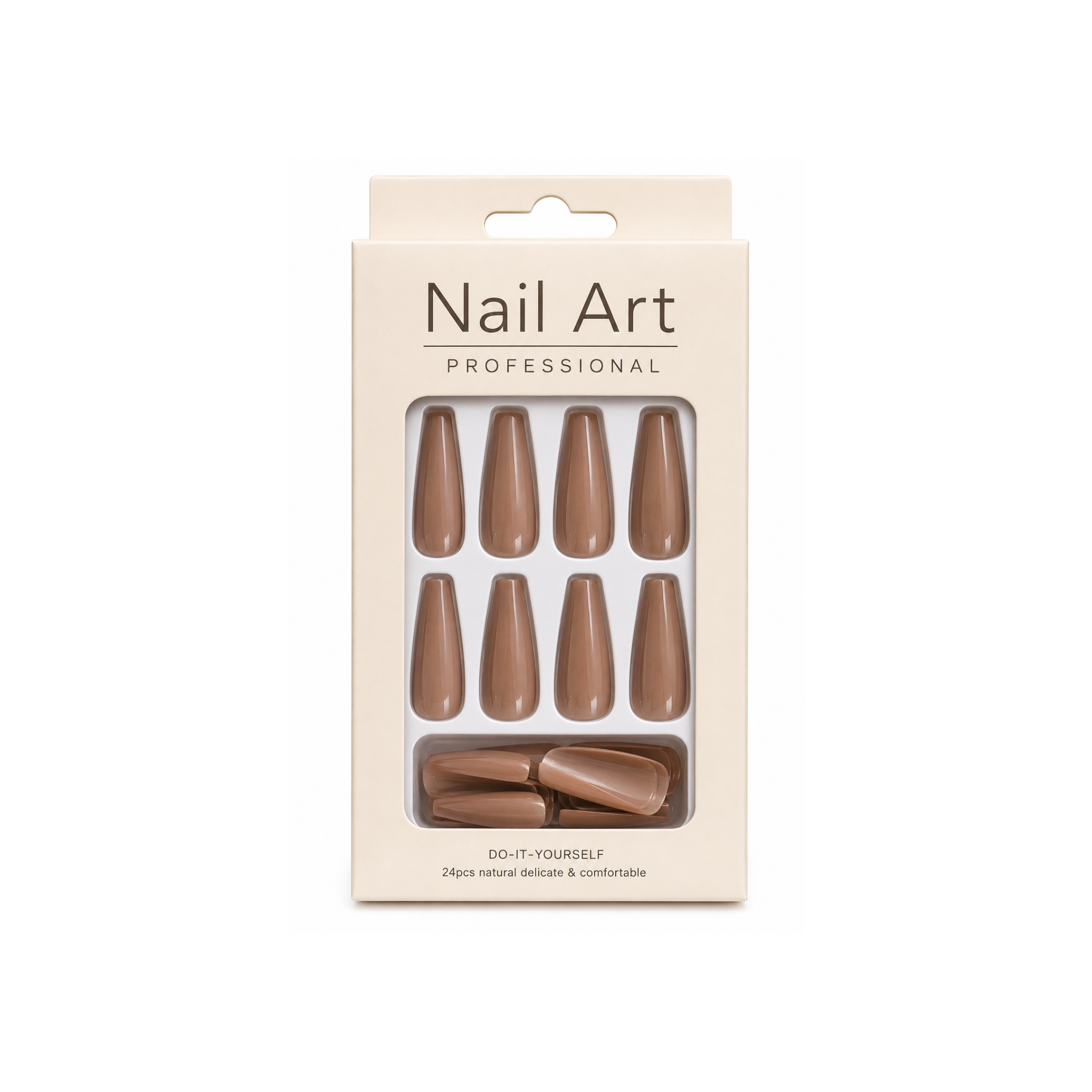 Uñas Press On Coffin