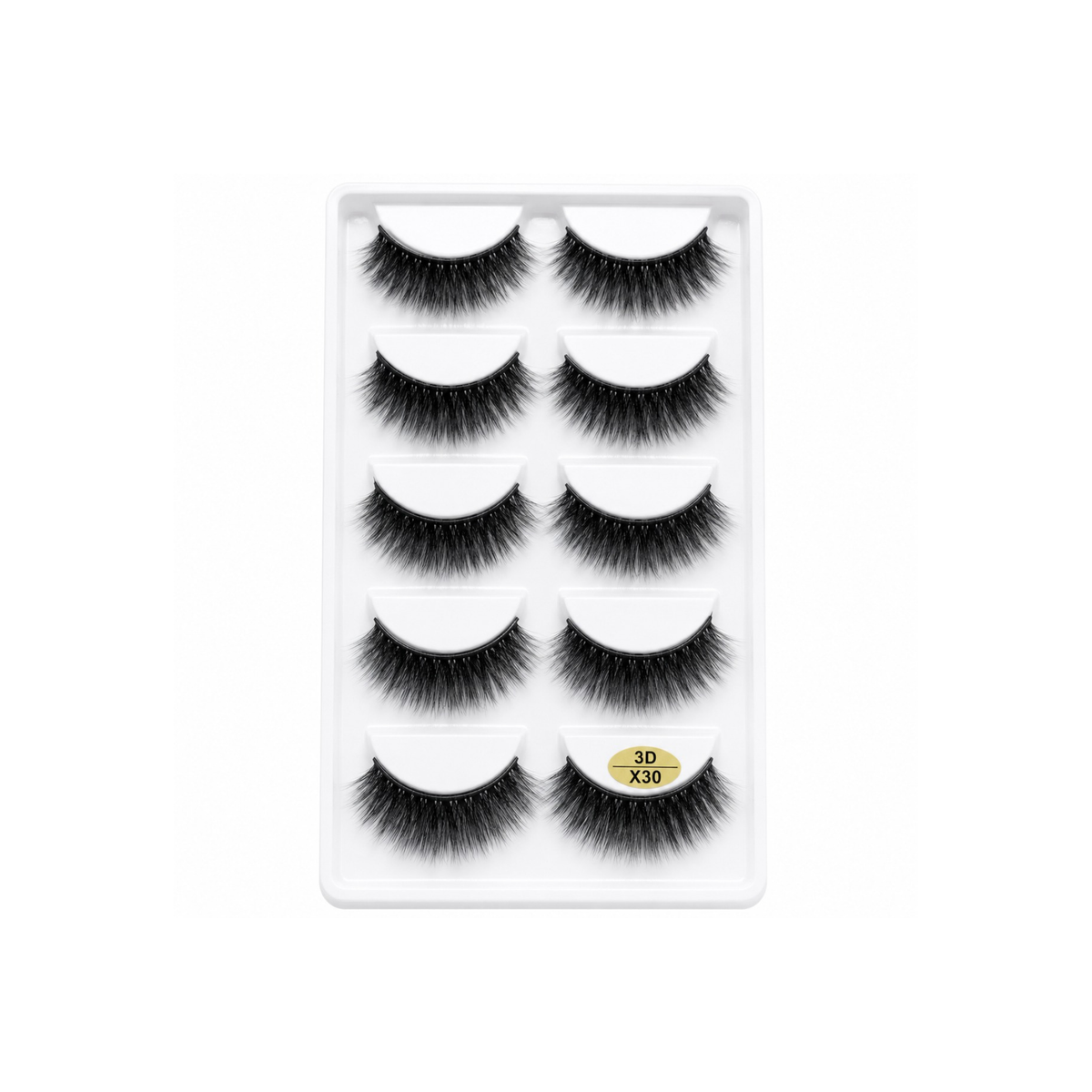 Pestañas Efecto 3D  Set de 5 Pares
