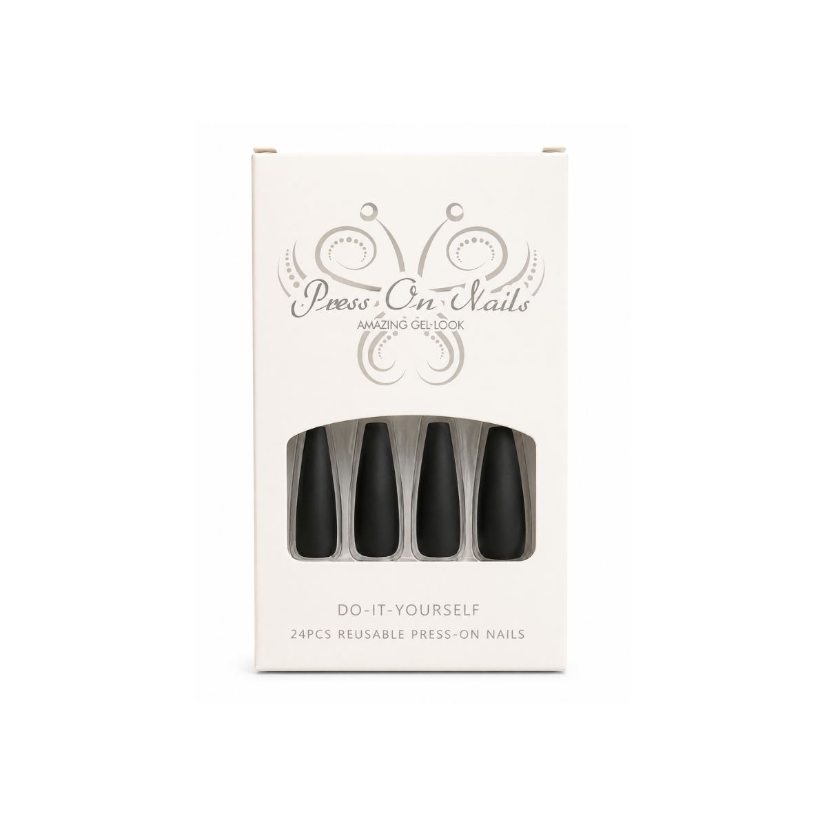 Uñas Press On Coffin