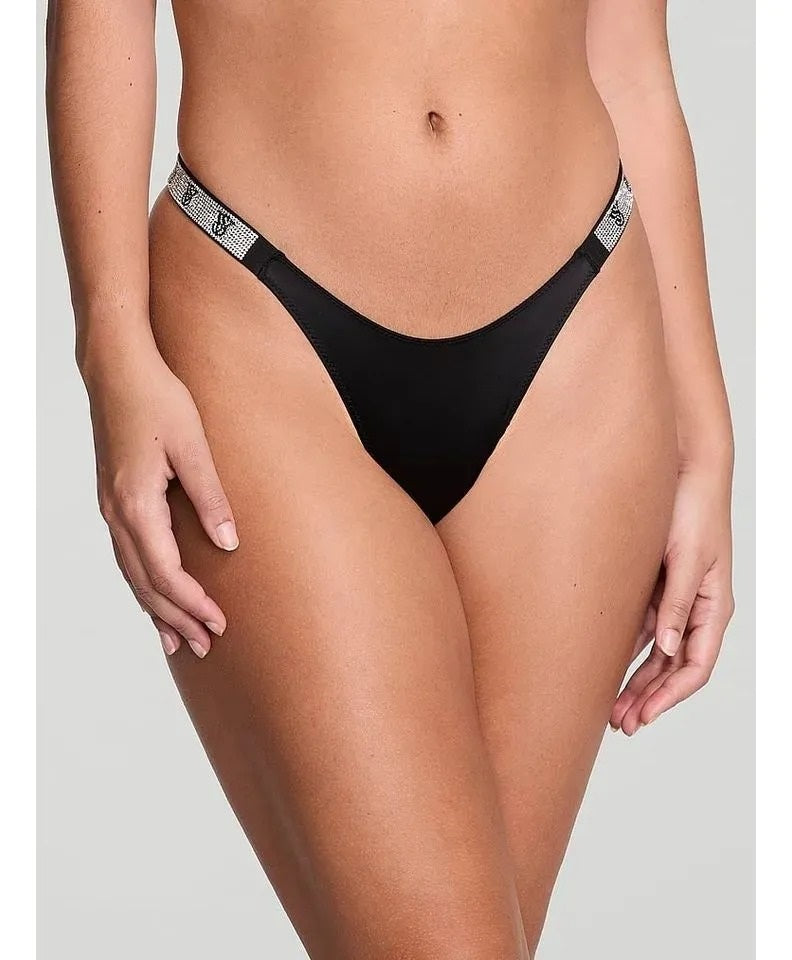 Tanga Brazilian Con Tiras Brillantes