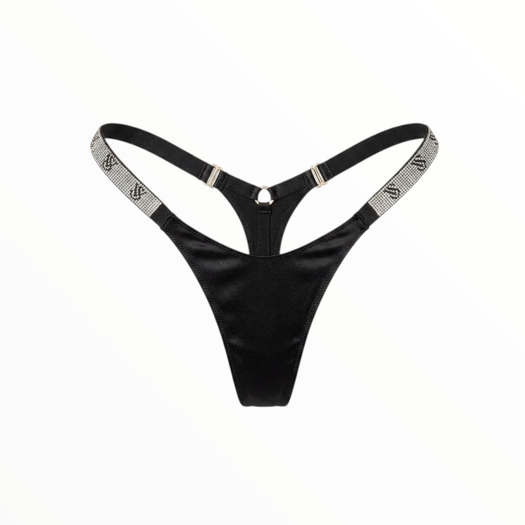 Tanga Brazilian Con Tiras Brillantes