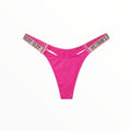 Tanga Brazilian Con Tiras Brillantes