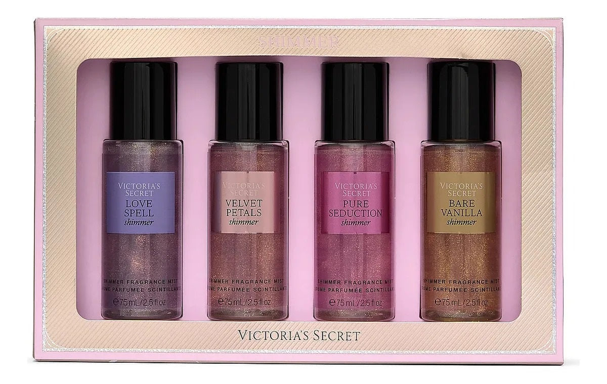 Set de Regalo de 4 mini mist Shimmer