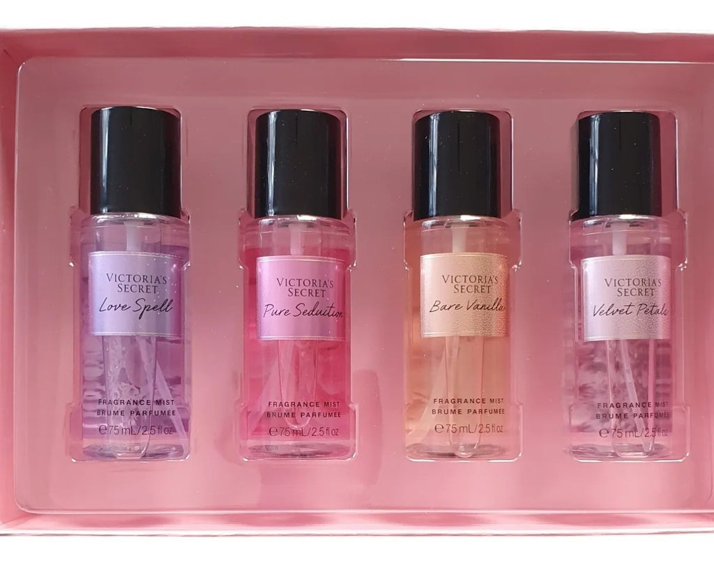 Set de Regalo de 4 mini mist Victoria´s Secret